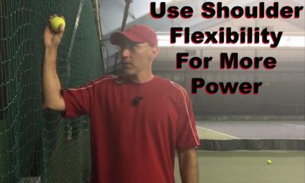 Effortless power from shoulder flexibility