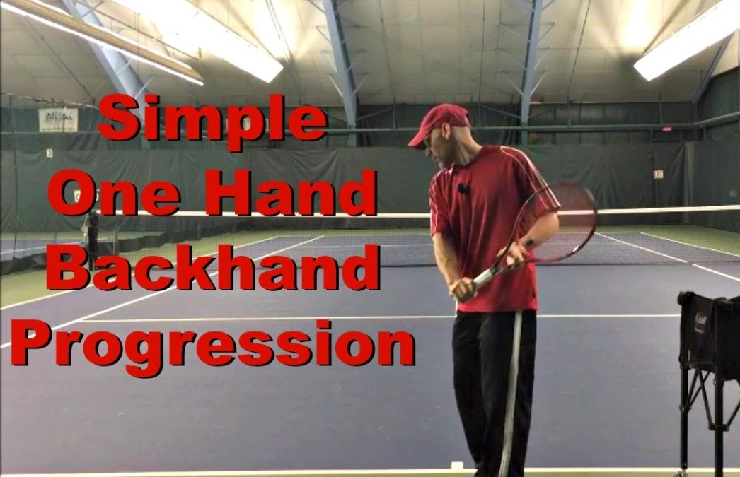 Simple One Hand Backhand Progression