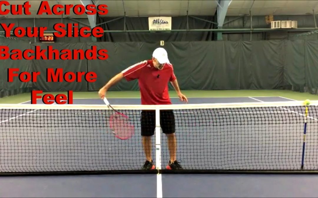 Slice Backhand Cutting Across The Ball